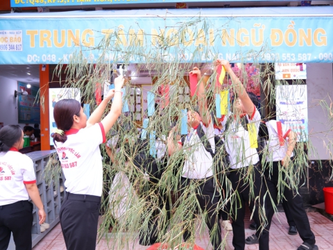 HỌC VIÊN TRUNG TÂM ĐỒNG NAI HƯỞNG ỨNG LỄ HỘI SENDAI TANABATA  🎋