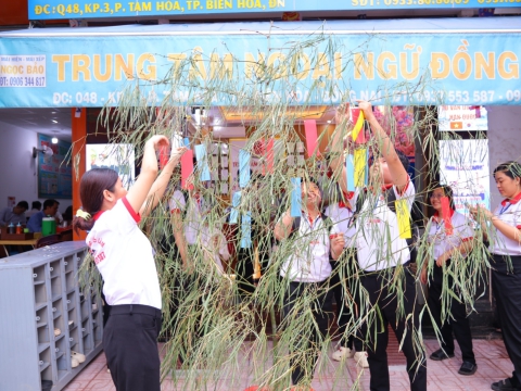 HỌC VIÊN TRUNG TÂM ĐỒNG NAI HƯỞNG ỨNG LỄ HỘI SENDAI TANABATA  🎋