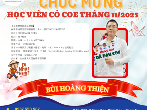 CHÚC MỪNG HỌC VIÊN RA TƯ CÁCH LƯU TRÚ