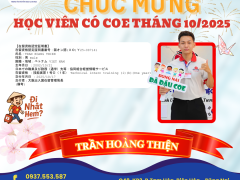 CHÚC MỪNG HỌC VIÊN RA TƯ CÁCH LƯU TRÚ
