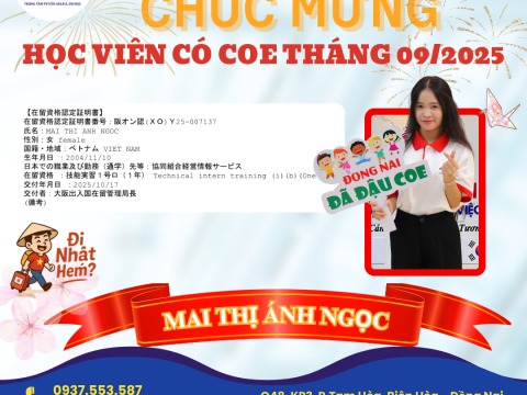 CHÚC MỪNG HỌC VIÊN RA TƯ CÁCH LƯU TRÚ