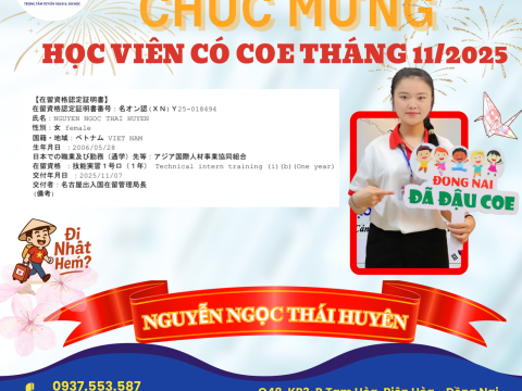 CHÚC MỪNG HỌC VIÊN RA TƯ CÁCH LƯU TRÚ