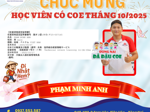 CHÚC MỪNG HỌC VIÊN RA TƯ CÁCH LƯU TRÚ