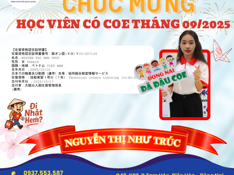 CHÚC MỪNG HỌC VIÊN RA TƯ CÁCH LƯU TRÚ