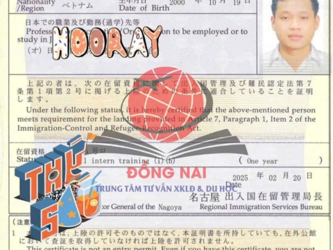 CHÚC MỪNG HỌC VIÊN RA TƯ CÁCH LƯU TRÚ