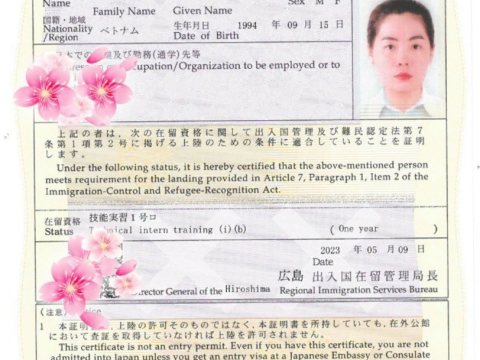 CHÚC MỪNG HỌC VIÊN RA TƯ CÁCH LƯU TRÚ