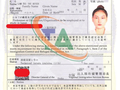 CHÚC MỪNG HỌC VIÊN RA TƯ CÁCH LƯU TRÚ