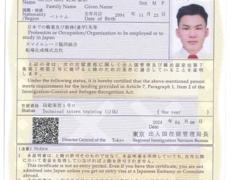 CHÚC MỪNG HỌC VIÊN RA TƯ CÁCH LƯU TRÚ