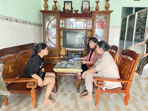 TRUNG TÂM ĐỒNG NAI GHÉ THĂM NHÀ HỌC VIÊN TRƯỚC XUẤT CẢNH