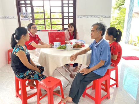 TRUNG TÂM ĐỒNG NAI GHÉ THĂM NHÀ HỌC VIÊN TRƯỚC XUẤT CẢNH