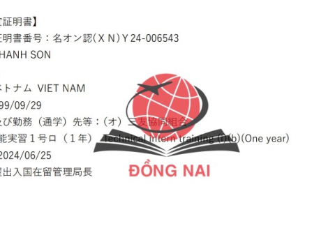 CHÚC MỪNG HỌC VIÊN RA TƯ CÁCH LƯU TRÚ