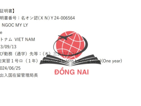 CHÚC MỪNG HỌC VIÊN RA TƯ CÁCH LƯU TRÚ