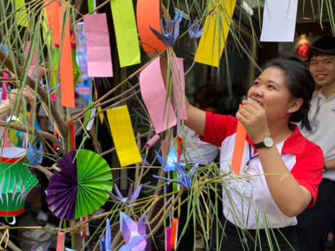 HỌC VIÊN TRUNG TÂM ĐỒNG NAI HƯỞNG ỨNG LỄ HỘI SENDAI TANABATA  🎋