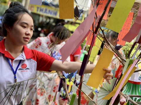 HỌC VIÊN TRUNG TÂM ĐỒNG NAI HƯỞNG ỨNG LỄ HỘI SENDAI TANABATA  🎋