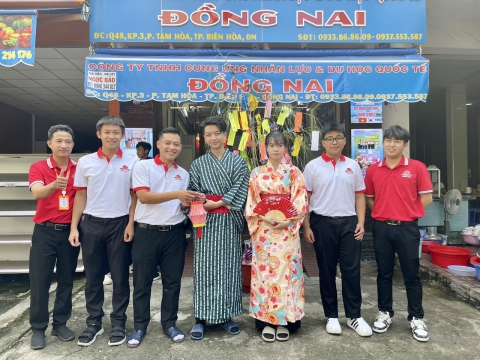 HỌC VIÊN TRUNG TÂM ĐỒNG NAI HƯỞNG ỨNG LỄ HỘI SENDAI TANABATA  🎋
