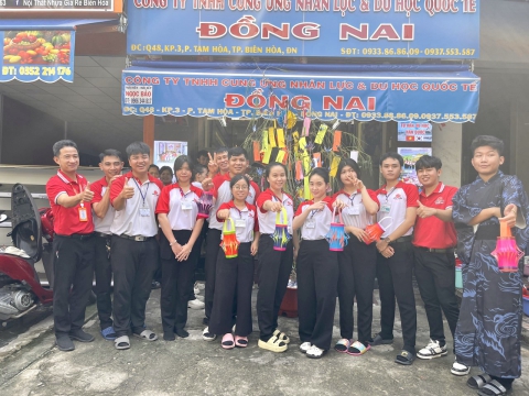 HỌC VIÊN TRUNG TÂM ĐỒNG NAI HƯỞNG ỨNG LỄ HỘI SENDAI TANABATA  🎋