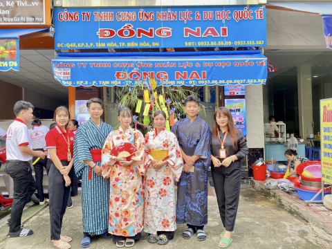 HỌC VIÊN TRUNG TÂM ĐỒNG NAI HƯỞNG ỨNG LỄ HỘI SENDAI TANABATA  🎋