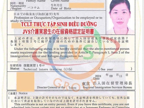 CHÚC MỪNG HỌC VIÊN RA TƯ CÁCH LƯU TRÚ
