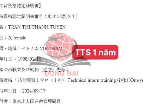 CHÚC MỪNG HỌC VIÊN RA TƯ CÁCH LƯU TRÚ