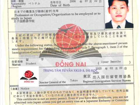 COE DU HỌC SINH KÌ THÁNG 04/2025