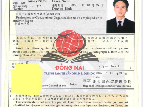 COE DU HỌC SINH KÌ THÁNG 04/2025