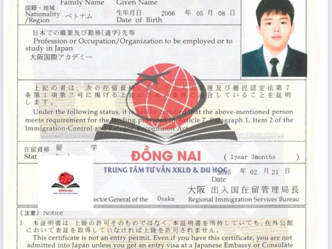 CHÚC MỪNG HỌC VIÊN RA TƯ CÁCH LƯU TRÚ