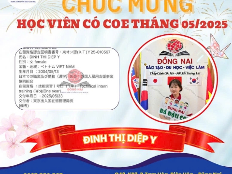 CHÚC MỪNG HỌC VIÊN RA TƯ CÁCH LƯU TRÚ