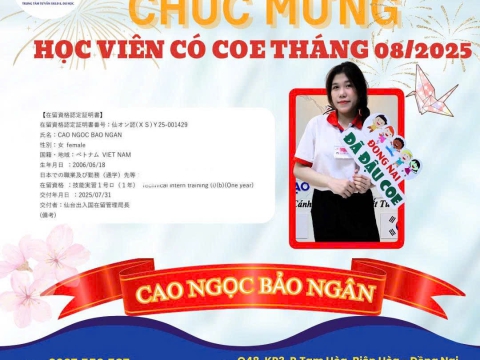 CHÚC MỪNG HỌC VIÊN RA TƯ CÁCH LƯU TRÚ
