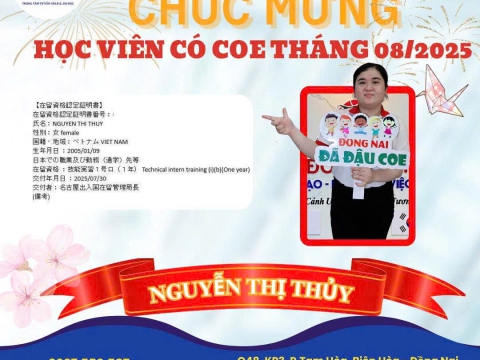CHÚC MỪNG HỌC VIÊN RA TƯ CÁCH LƯU TRÚ