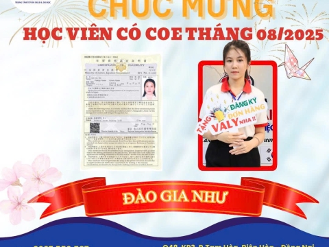 CHÚC MỪNG HỌC VIÊN RA TƯ CÁCH LƯU TRÚ