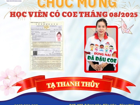 CHÚC MỪNG HỌC VIÊN RA TƯ CÁCH LƯU TRÚ