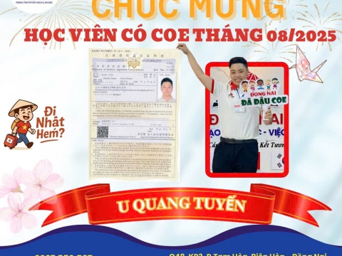 CHÚC MỪNG HỌC VIÊN RA TƯ CÁCH LƯU TRÚ