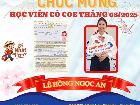 CHÚC MỪNG HỌC VIÊN RA TƯ CÁCH LƯU TRÚ