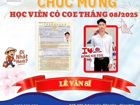 CHÚC MỪNG HỌC VIÊN RA TƯ CÁCH LƯU TRÚ