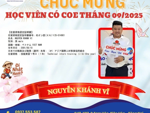 CHÚC MỪNG HỌC VIÊN RA TƯ CÁCH LƯU TRÚ