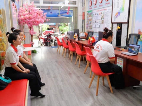 HỌC VIÊN CHECK FORM-CHECK TIẾNG TẠI TRUNG TÂM ĐỒNG NAI