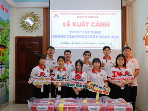 LỄ XUẤT CẢNH TRUNG TÂM ĐỒNG NAI